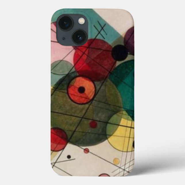 Kandinsky Abstract Circles iPad Air Case (Back)
