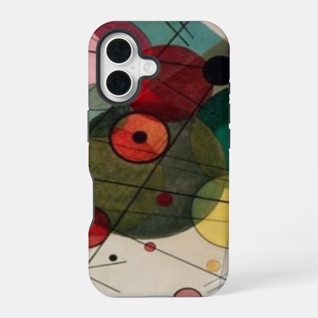 Kandinsky Abstract Circles Iphone Case (Back)