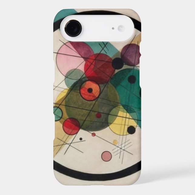 Kandinsky Abstract Circles iPhone Case (Back)