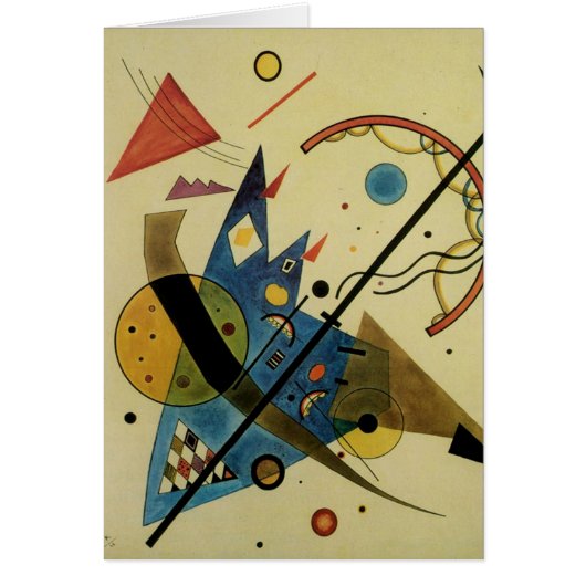 Kandinsky Abstract Circles Shapes Cards (Front)