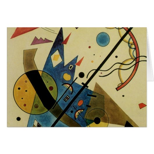 Kandinsky Abstract Circles Shapes Cards (Front Horizontal)