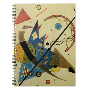 Kandinsky Abstract Circles Shapes Notebook
