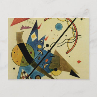 Kandinsky Abstract Circles Shapes Postcard