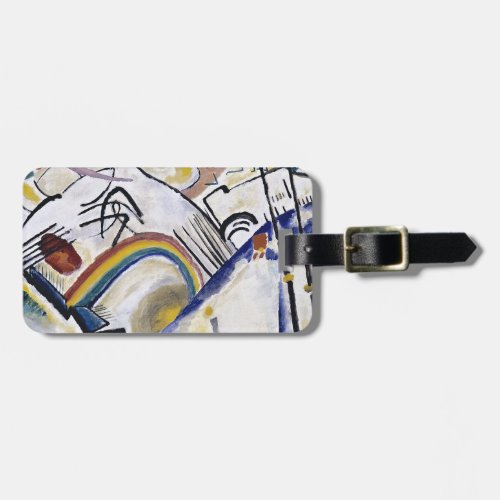 Kandinsky Abstract Composition Artwork Cossacks Luggage Tag