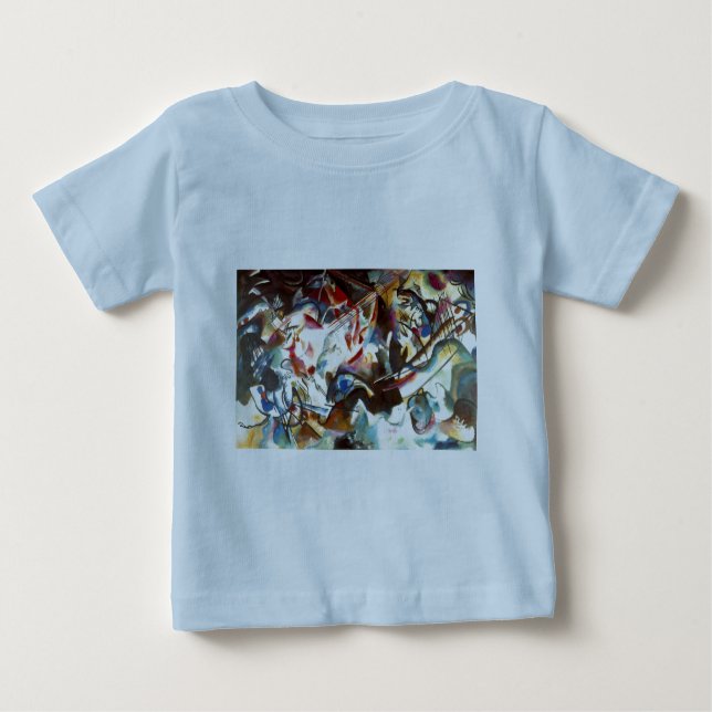 Kandinsky Abstract Composition VI Baby T-Shirt (Front)