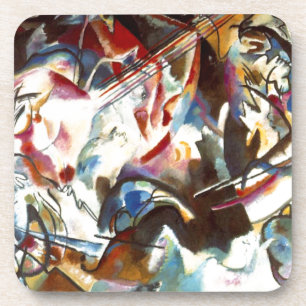 Kandinsky Abstract Composition VI Beverage Coaster