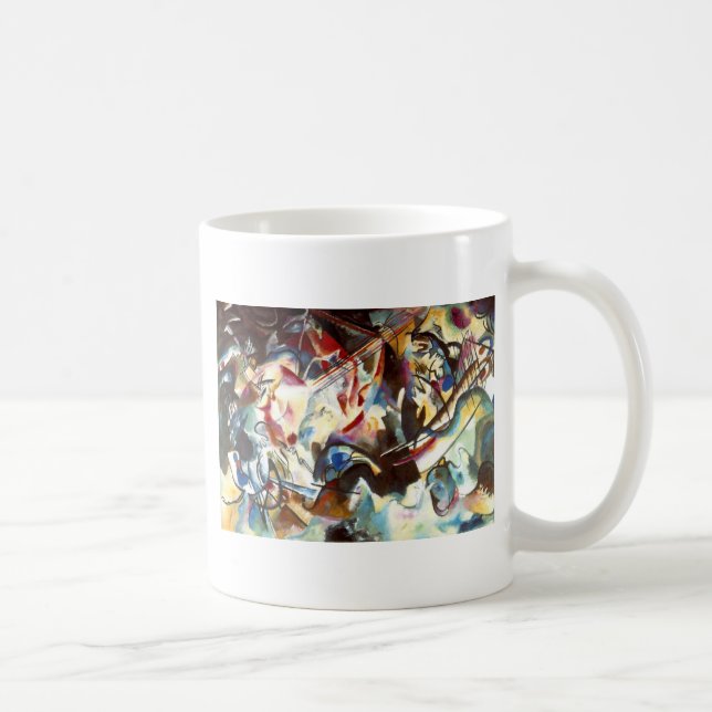 Kandinsky Abstract Composition VI Coffee Mug (Right)