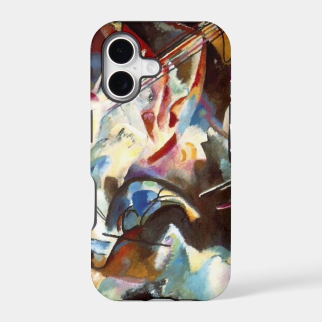 Kandinsky Abstract Composition VI Iphone Case (Back)