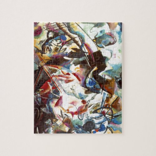 Kandinsky Abstract Composition VI Jigsaw Puzzle