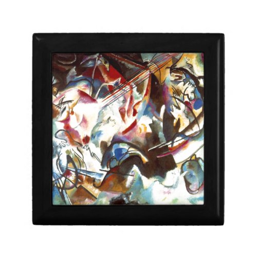 Kandinsky Abstract Composition VI Keepsake Box