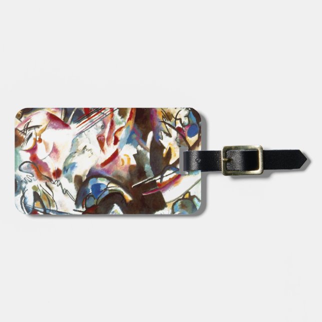 Kandinsky Abstract Composition VI Luggage Tag (Front Horizontal)