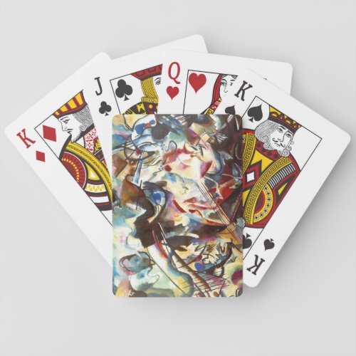 Kandinsky Abstract Composition VI Poker Cards