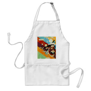 Kandinsky Abstract Compositon IX Adult Apron