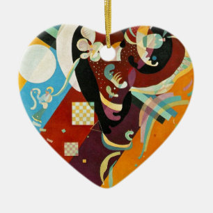Kandinsky Abstract Compositon IX Ceramic Ornament