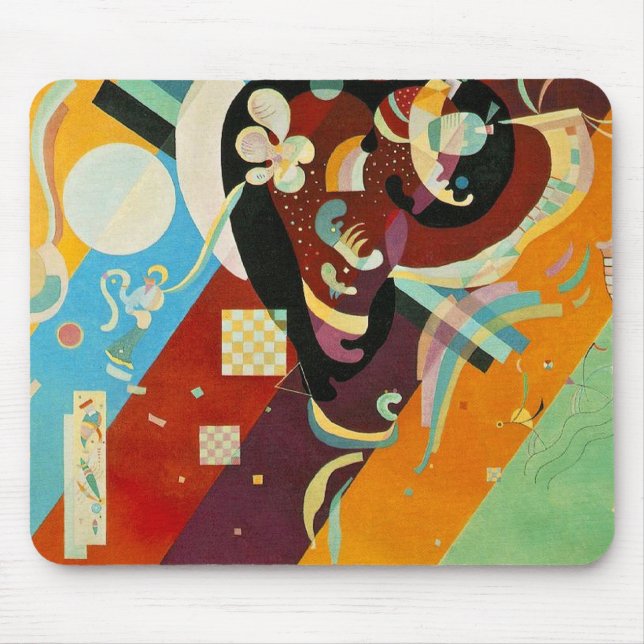 Kandinsky Abstract Compositon IX Mouse Pad (Front)