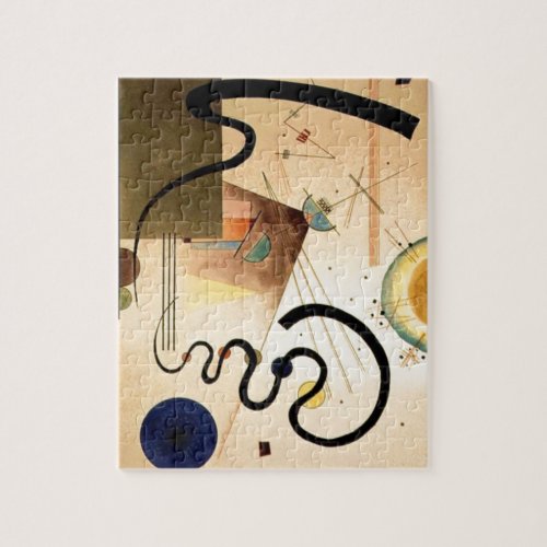 Kandinsky Abstract Contemporary Artwork Jigsaw Puzzle