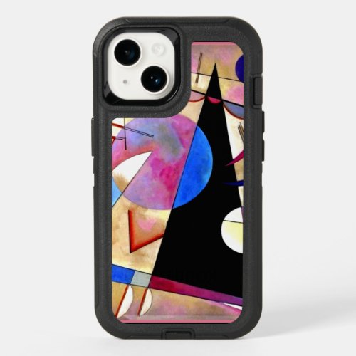 Kandinsky _ Abstract Cubism with Pinks and Blues OtterBox iPhone 14 Case
