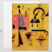 Kandinsky Abstract Decisive Pink Geometric Shapes (Front/Back)