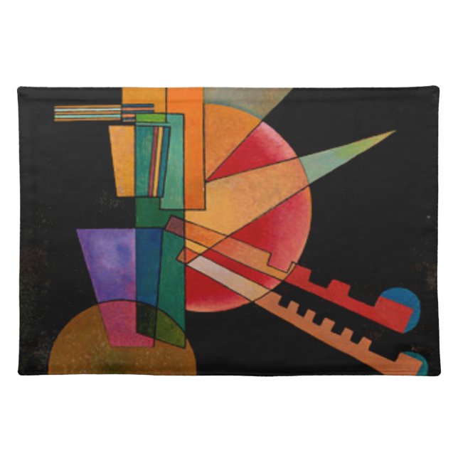 Kandinsky - Abstract Interpretation Cloth Placemat (Front)