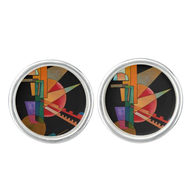Kandinsky - Abstract Interpretation Cufflinks (Front)