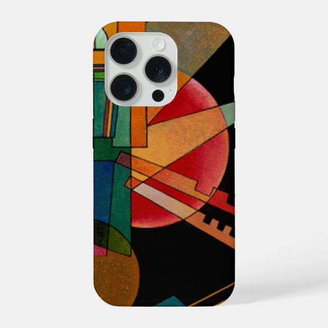 Kandinsky - Abstract Interpretation Iphone Case (Back)