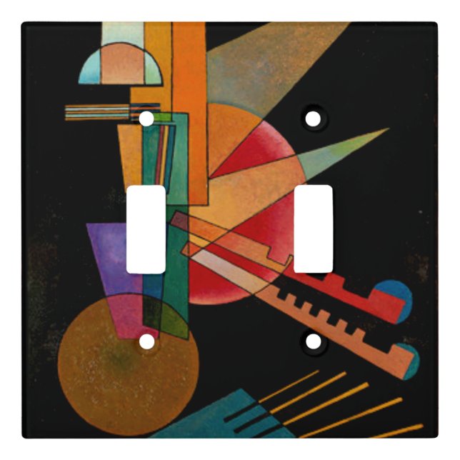 Kandinsky - Abstract Interpretation Light Switch Cover (Front)