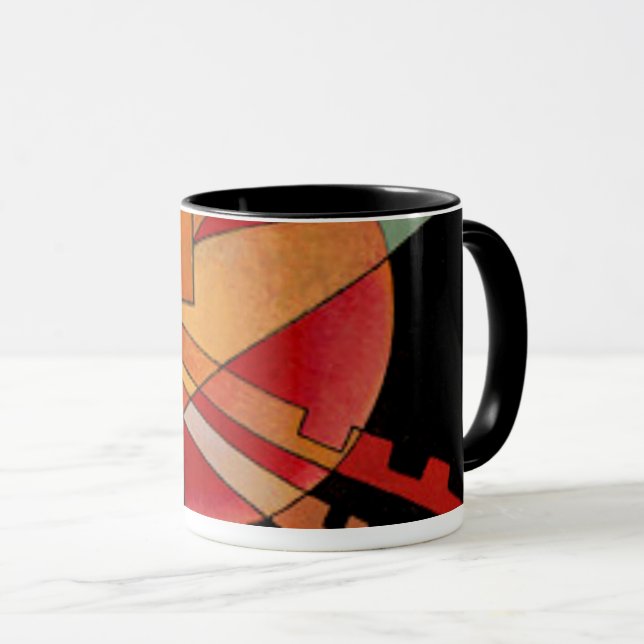 Kandinsky - Abstract Interpretation Mug (Front Right)