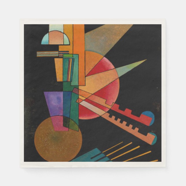 Kandinsky - Abstract Interpretation Napkins (Front)