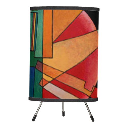 Kandinsky _ Abstract Interpretation Tripod Lamp