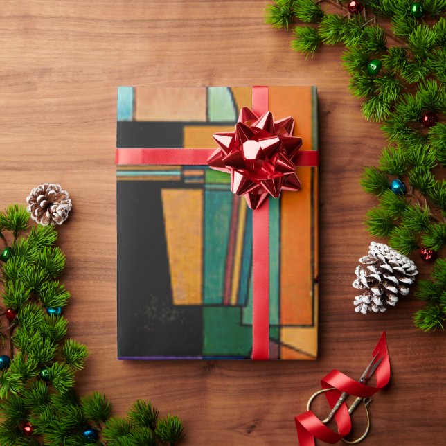 Kandinsky - Abstract Interpretation Wrapping Paper (Holiday Gift)