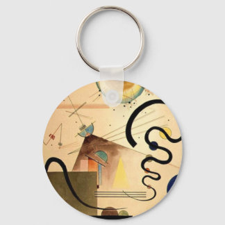 Kandinsky Abstract Keychain
