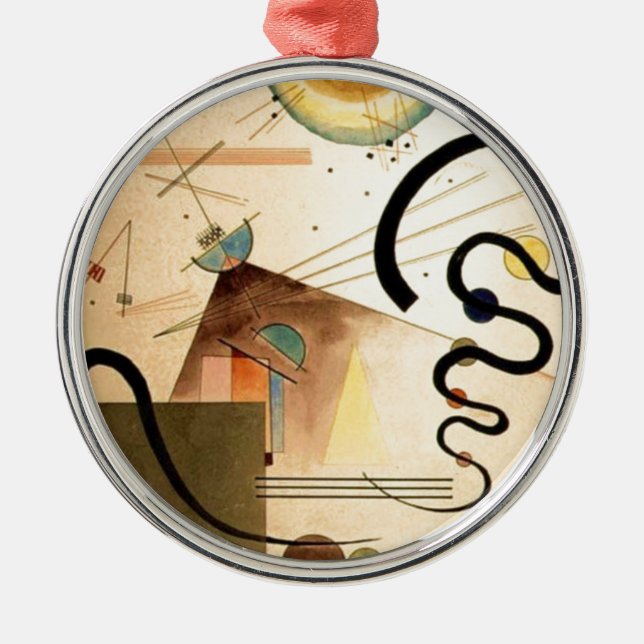 Kandinsky Abstract Metal Ornament (Front)