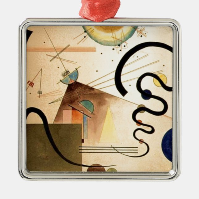 Kandinsky Abstract Metal Ornament (Front)