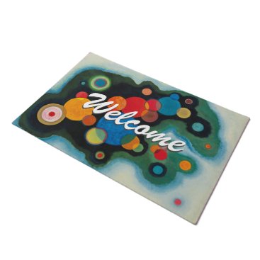 Kandinsky Abstract Modern Art Professional Welcome Doormat Kandinsky Abstract Modern Art Professional Welcome Doormat