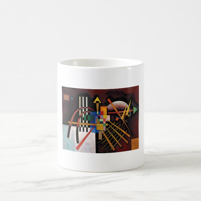 Kandinsky Abstract Painting Classical Artwork Coffee Mug (Center)