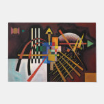 Kandinsky Abstract Painting Classical Artwork Doormat at Zazzle