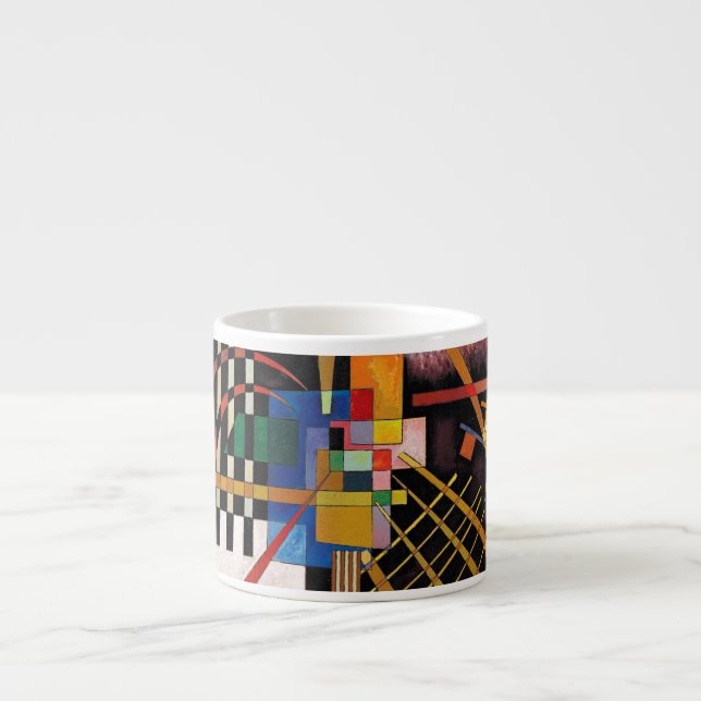 Kandinsky Abstract Painting Classical Artwork Espresso Cup (Front)