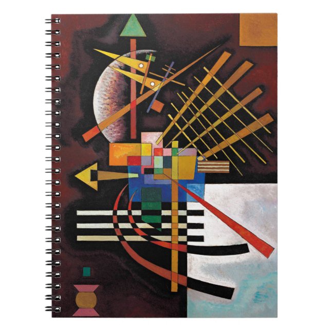 Kandinsky Abstract Painting Classical Artwork Notebook (Front)