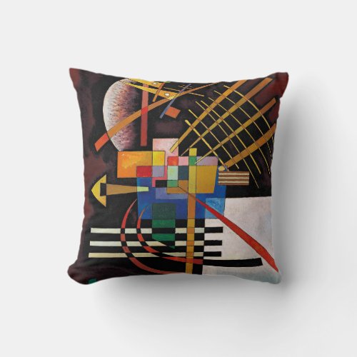 Kandinsky Abstract Painting Classical Artwork Throw Pillow