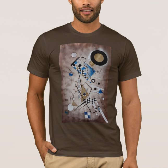 Kandinsky abstract painting mid century modern art T-Shirt (Front)