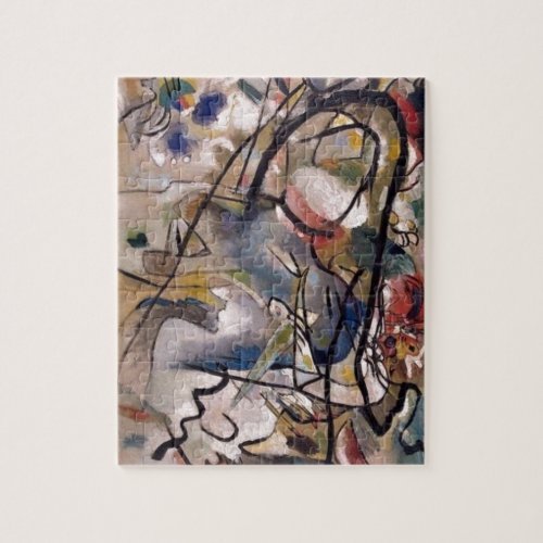 Kandinsky Abstract Painting Modern Art Jigsaw Puzzle