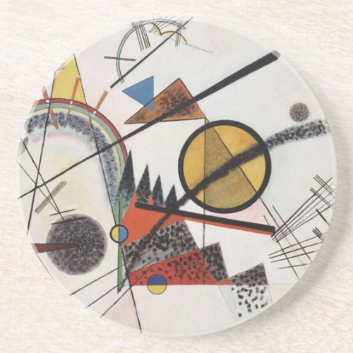 Kandinsky Abstract Painting Modern Art Master Coaster