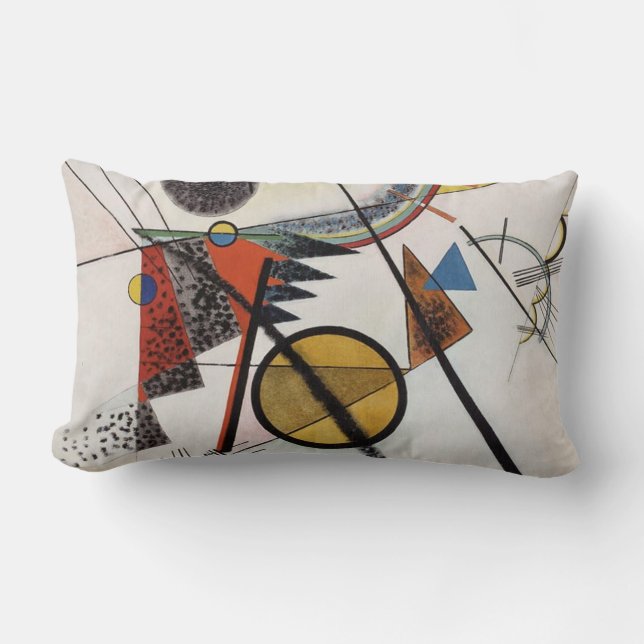 Kandinsky Abstract Painting Modern Art Master Lumbar Pillow (Front)