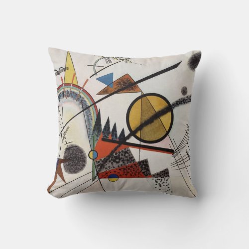 Kandinsky Abstract Painting Modern Art Master Throw Pillow