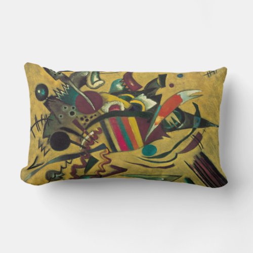 Kandinsky Abstract Painting Modern Artwork Lumbar Pillow