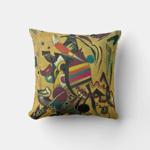 Kandinsky Abstract Painting Modern Artwork Throw Pillow
