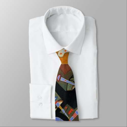 Kandinsky Abstract Painting Neck Tie