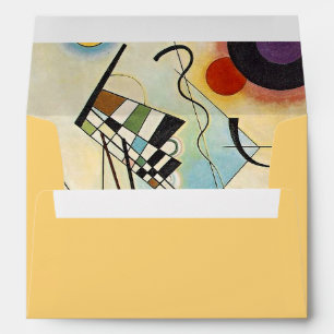 Kandinsky Abstract Plain Elegant Professional Envelope