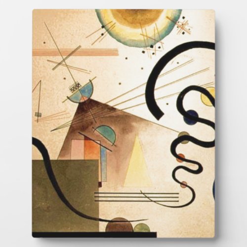 Kandinsky Abstract Plaque
