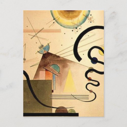 Kandinsky Abstract Postcard